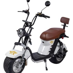 Scooter Elétrica Moto X15 1000w Branca Autopropelido - Sem Cnh
