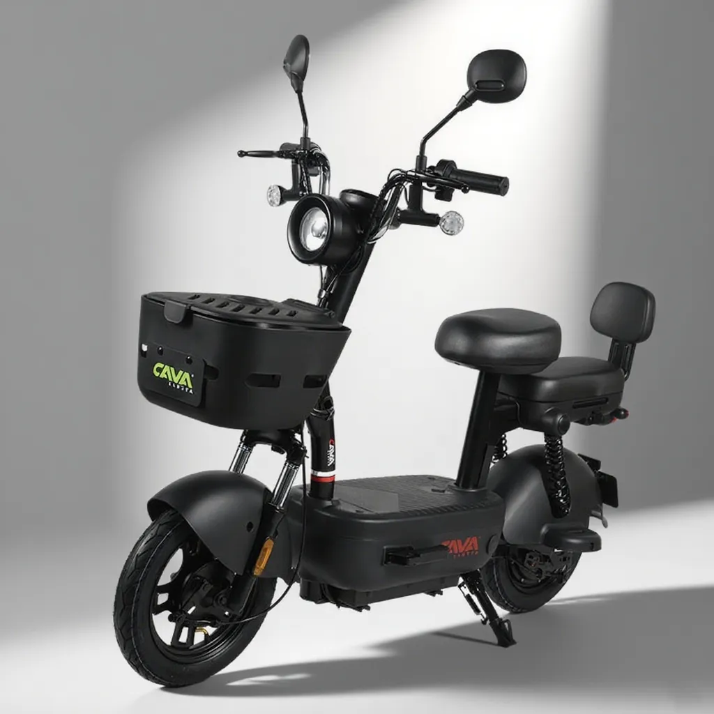 Cavalletta Angie C3 Bike/bicicleta Elétrica Preto 48v 800w Bateria Lítio