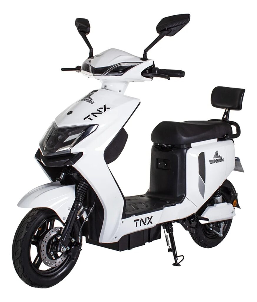Bicicleta Elétrica Scooter 1000w Branco Autonomia 40km Wehawk 2026