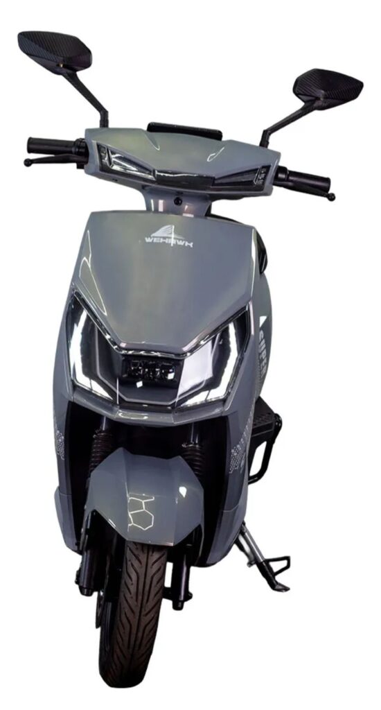 Scooter Elétrica Super Angie 1000w 32km/h Grafeno – Alta Qualidade Cinza